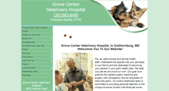 Desktop Screenshot of grovecentervet.evetsites.net